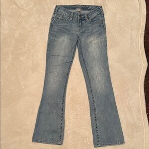 Classic Blue Denim Aiko Bootcut Silver Jeans